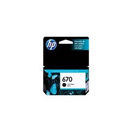 Cartucho HP 670 Negro - Envío Gratuito