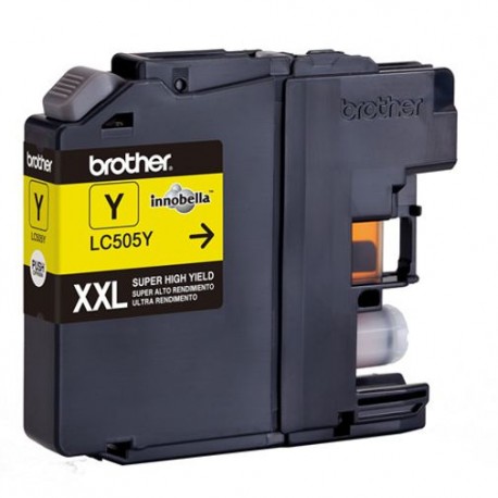 Cartucho Brother LC505 Amarillo Alto rendimiento - Envío Gratuito