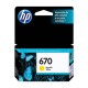 Cartucho HP 670 Amarillo - Envío Gratuito