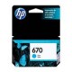 Cartucho HP 670 Cyan - Envío Gratuito