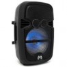 Bafle Master 8 Luces LED Negro Recargable 4.1