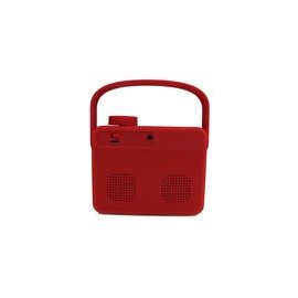 Bocina Case Logic Portátil Bluetooth Roja - Envío Gratuito