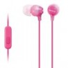 Audífono Sony MDR-EX15AP Rosa