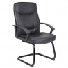 Silla Offiecemax de Visita Miles Polipiel Negro