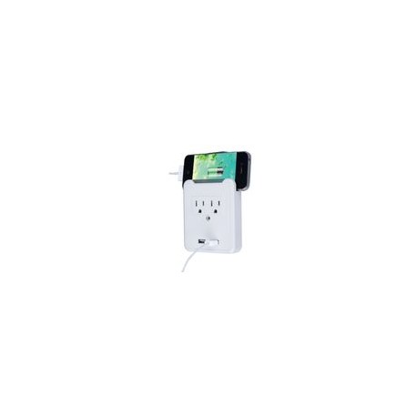 Adaptador Pared Doble Case Logic 2USb 2.4AMP UL Blanco - Envío Gratuito