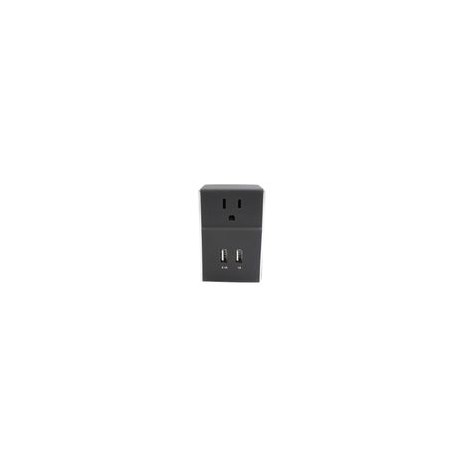 Adaptador Pared Doble Case Logic 2USB 3.4AMP Negro - Envío Gratuito