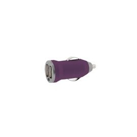 Adaptador Auto Case Logic 2.1AMP Doble USB Morado - Envío Gratuito