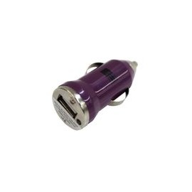 AdaptadorAuto Case Logic 1AMP 1USB Morado - Envío Gratuito