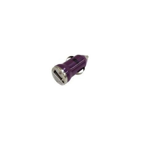 AdaptadorAuto Case Logic 1AMP 1USB Morado - Envío Gratuito