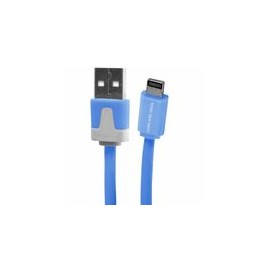 Cable Lightning 3.2 USB Flat Azul - Envío Gratuito