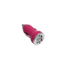 Cargador Auto USB Dual 3.1amp Rosa - Envío Gratuito