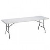 Mesa Plegable de Plástico 2.44 Metros