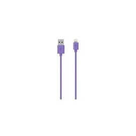 Cable Belkin Lightning 9 Pines Morado - Envío Gratuito