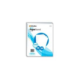 Papel Officemax Bond Blanco 100 Hojas 56 Gr - Envío Gratuito