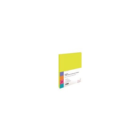 PAPEL BOND BRIGHTS AMARILLO NEON TAMANO CARTA 100HJS 75GRS - Envío Gratuito