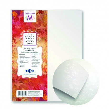 Cartulina Blanca 240grs Carta Rositas - Envío Gratuito