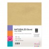 PAPEL YUTE NATURAL118G 60H - Papel Bond Carta Yute Natural 60 Hojas 118g