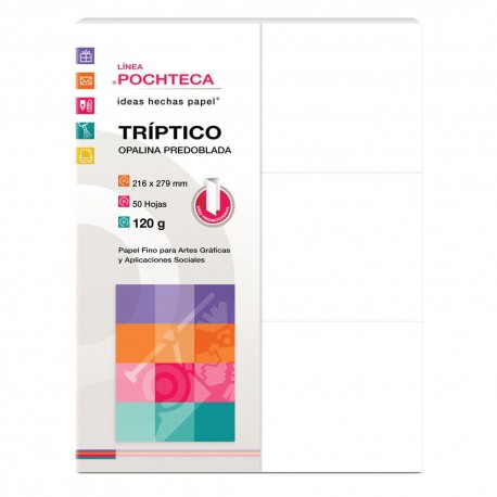 TRIPTICO OPALINA PRED 120G 50H - Envío Gratuito