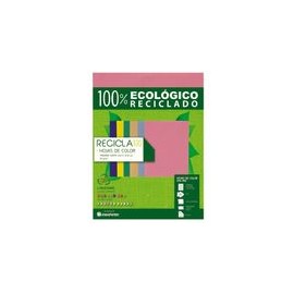 PAPEL RECICLA 100 ROSA PAQUETE CON 100H - Envío Gratuito