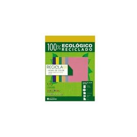 PAPEL RECICLA 100 COLOR AMARILLO PAQUETE CON 100H - Envío Gratuito