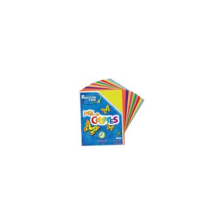 PAPEL RECICLA COLORES INTENSOS TAMANO CARTA 250HJS 75GRS - Envío Gratuito