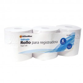 Rollo Officemax Satinado 37mm Ancho X 70mm Ancho 6 Piezas - Envío Gratuito