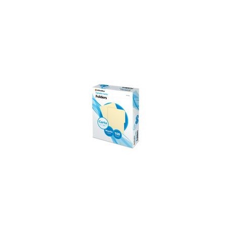Folder OMX Carta Manila 100 Piezas 171 Grs - Envío Gratuito