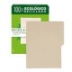 FOLDER MANILA CARTA RECICLA 100PZ - Folder Recicla Carta Manila 100pz - Envío Gratuito