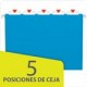 FOLDER COLGANTE PENDAFLEX TAMAÑO CARTA AZUL 25 PIEZAS - Envío Gratuito