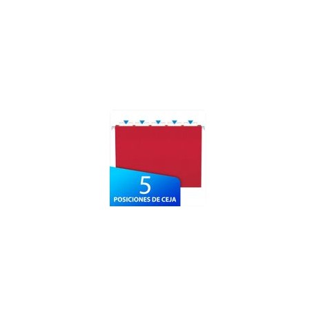FOLDER COLGANTE PENDAFLEX CARTA ROJO 25PZ - Envío Gratuito