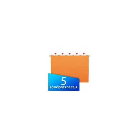 FOLDER COLGANTE PENDAFLEX CARTA NARANJA 25PZ - Envío Gratuito
