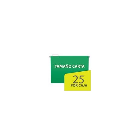 FOLDER COLGANTE PENDAFLEX CARTA VERDE 25PZ - Envío Gratuito