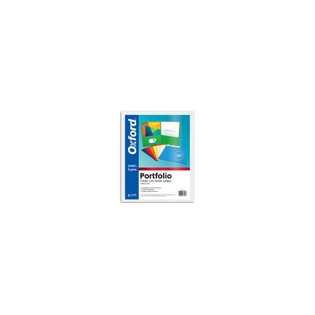 FOLDER PORTAFOLIO BLANCO DOBLE SOLAPA CARTA OXFORD 5PZ - Envío Gratuito