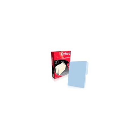 FOLDER AZUL CARTA OXFORD 100PZ 179GRS - Envío Gratuito