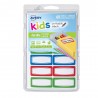 Etiqueta kids rectangular 19 x 54 cm bordes color 60p
