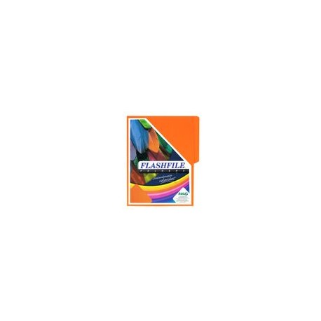 Folder flashfile neón carta mandarina c/10 - Envío Gratuito