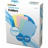 FOLDER CARTA ARCOIRIS OMX 100PZ 178GRS - Folder Officemax Carta Arcoiris 100pz