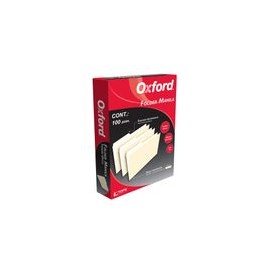 FOLDER MANILA OFICIO OXFORD 100PZ 171GRS - Envío Gratuito