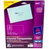 ETIQUETA INKJET TRANSPARENTE 2X4 250P