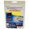ETIQUETA ADHESIVA REMOVIBLE COLORES 3X1 165PZ