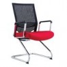 Silla de Visita Palermo Mesh Rojo