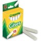 GISES BLANCOS CRAYOLA 12 PZS - Envío Gratuito