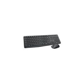 Combo Mouse y Teclado Logitech MK235 Inalambrico Negro - Envío Gratuito