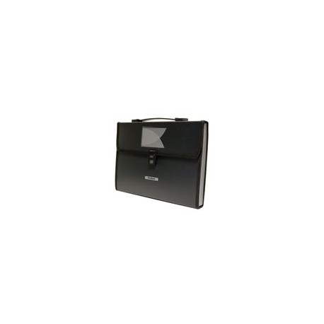 Archivero Expandible Oxford Carta 12 Divisiones Negro - Envío Gratuito