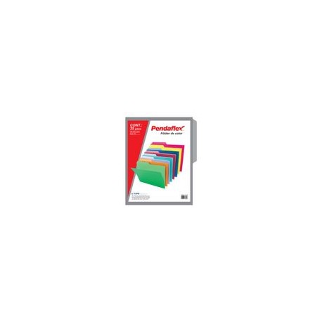 FOLDER GRIS CARTA 25 PIEZAS PENDAFLEX - Envío Gratuito