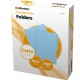 FOLDER CARTA AZUL OMX 100PZ 178GRS - Folder Officemax Carta Azul 100pz