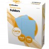 FOLDER CARTA AZUL OMX 100PZ 178GRS - Folder Officemax Carta Azul 100pz