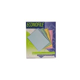 FOLDER ECONOFILE TAMANO OFICIO COLORES PASTEL 50 PIEZAS - Envío Gratuito