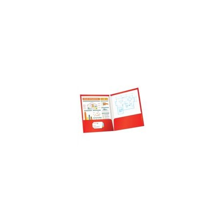 SHOWFOLIO OXFORD ROJO CARTA 5PZ - Envío Gratuito