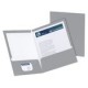 Folder Oxford Carta con solapa Gris 5Pz - Envío Gratuito
